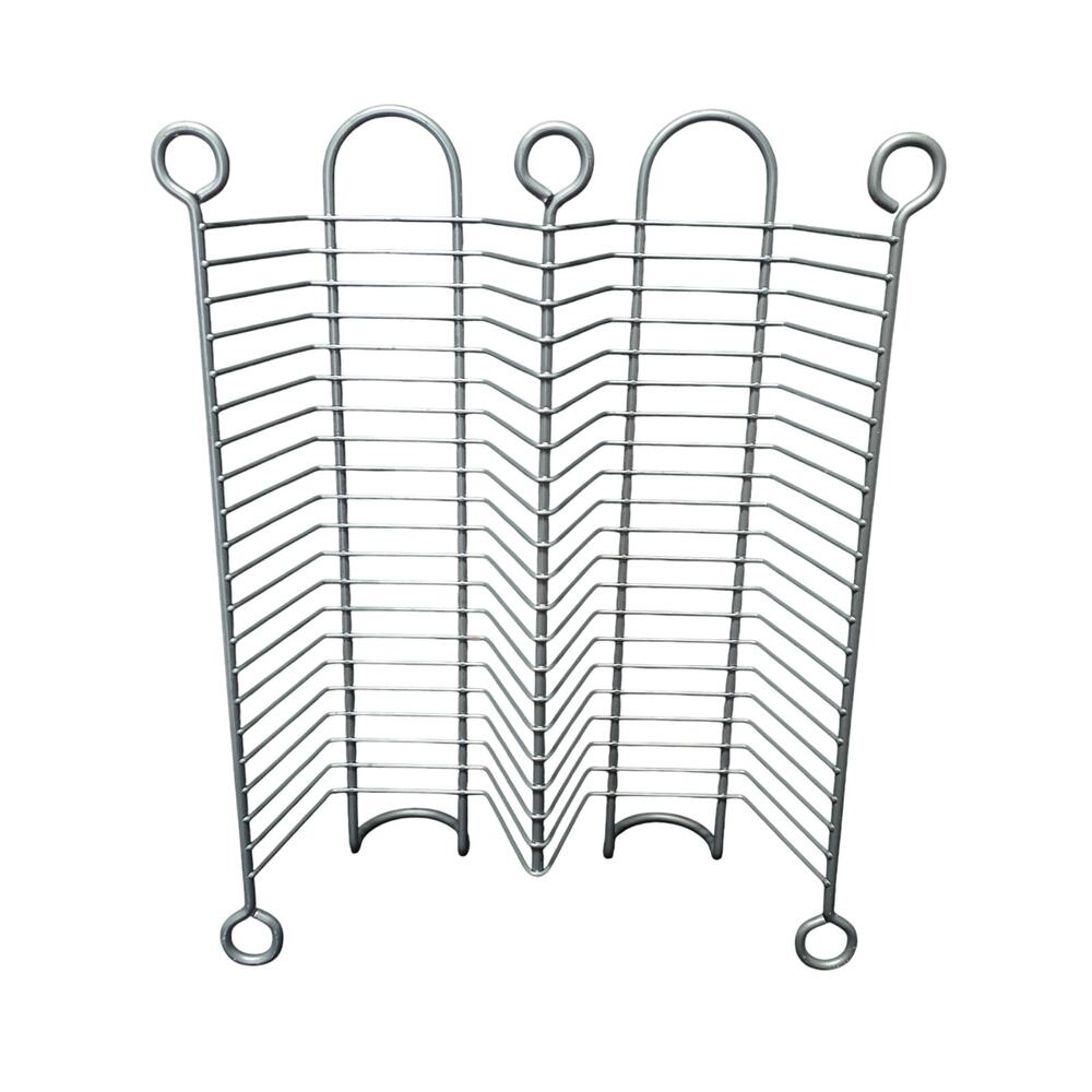 Silver Metal CD Holder Shelf Organizer Rack Stand Tower for Compact Disc 40